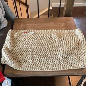 NWT Beige Infinity Scarf